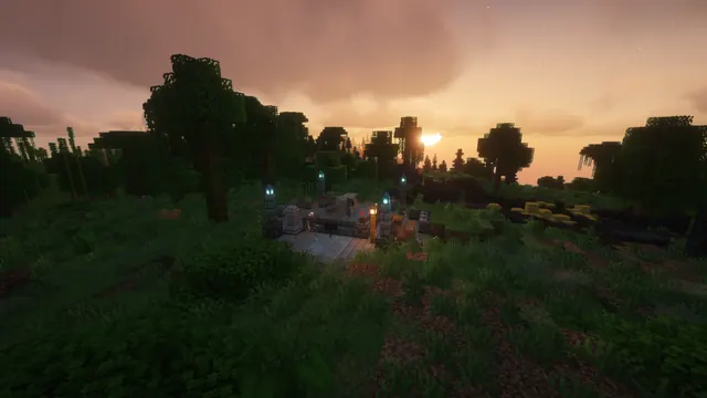 Dusk at the memorial