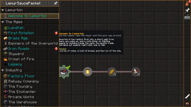 The quest book: Welcome to Lemurton